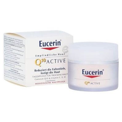 Eucerin Eucerin Empfindliche Haut Q10 ACTIVE ANTI-FALTEN Tagespflege, 50 ml