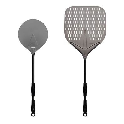 Alfa Forni Pizza Schaufel Set Medium 2-teilig Pizzaschaufel und Pizzaschieber AC-SET