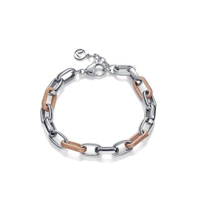 Elegant steel bicolor bracelet Chic 75286P01010