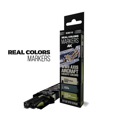 AK Interactive Colors Markers Set 5568339217 Cockpit Colors RCM110 Colors Set
