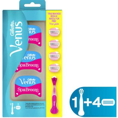 Venus Breeze razor + 4 heads