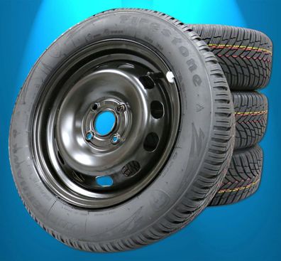 Winterräder Ford Fiesta ab 2017 Firestone WH4 195 60 15 RDKS Stahlfelge
