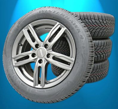 Winterräder Ford Focus ab 2018 Firestone WinHawk4 NEU 205 60 16 RDKS Alu Carmani