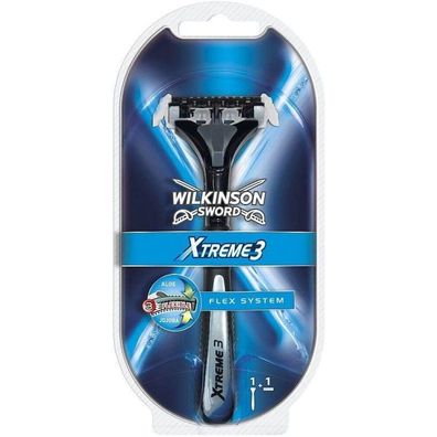 Wilkinson Xtreme3-System Rasierer mit 1 Ersatzklinge