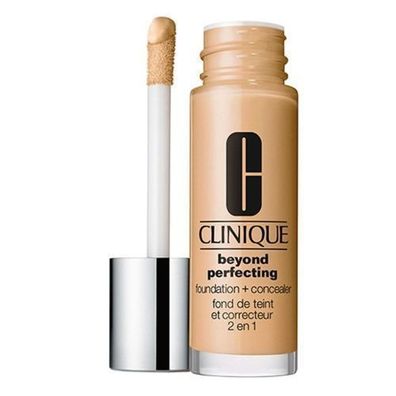Clinique Beyond Perfecting Foundation und Concealer in Einem 01 Leinen, 30ml