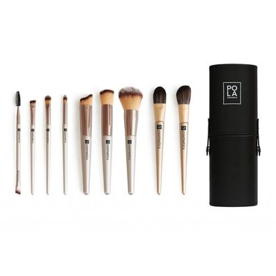 Set mit Kosmetikpinseln
