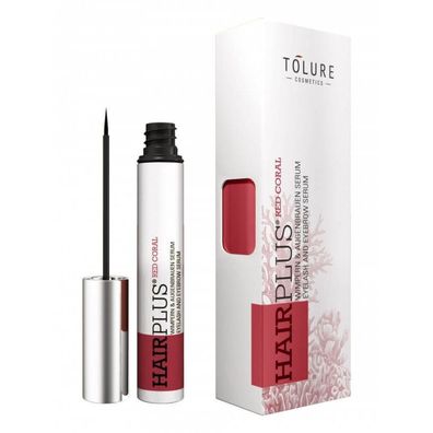 Veganes Serum für Wimpern und Augenbrauen Hair plus Red Coral 3 ml