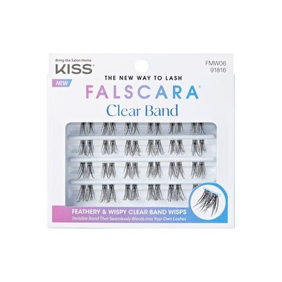Falsche Wimpern Falscara Multipack - Klares Band