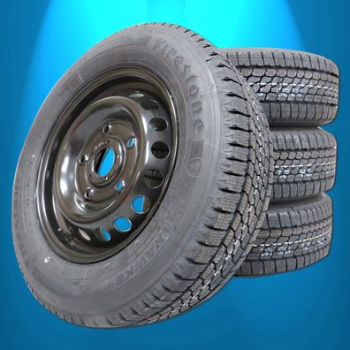Winterräder Satz Transit Tourneo Custom Firestone VanHawkWinter 215 65 16 Stahl