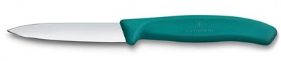 Swiss Classic, Gemüsemesser, 8cm, gerade, Mittelspitz, grün