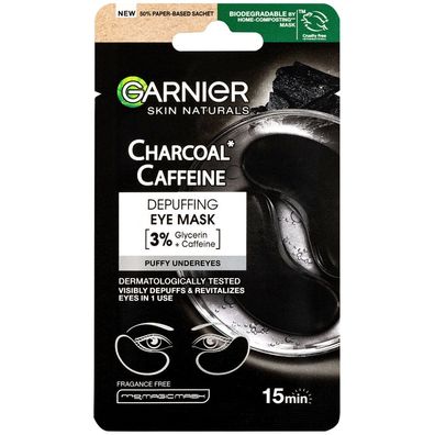 Garnier Haut Naturals Aktivkohle-Koffein-Maske für die Augen
