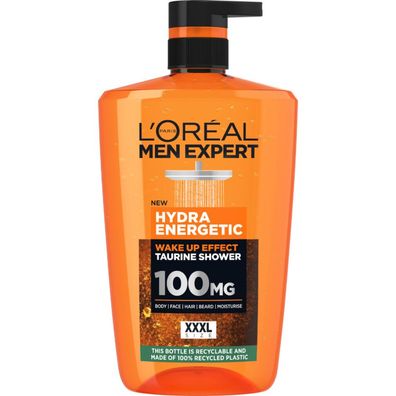 Duschgel Men Expert Hydra Energetic (Wake Up Effect Taurine Shower) - Inhalt: 1000ml