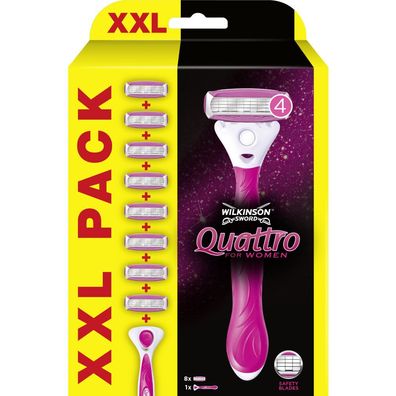 Quatro for Woman Rasierer + 7 Kartuschen