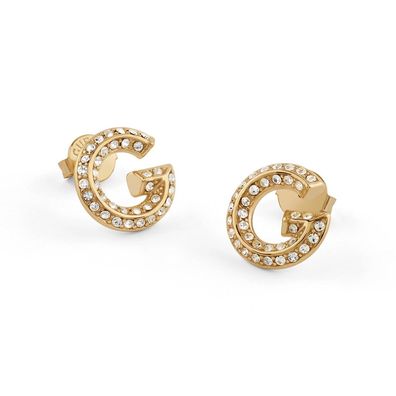 Guess Schmuck Damen-Ohrringe Ohrstecker Goldfarben JUBE05443JWYG
