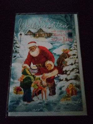 Weihnachtskarten mit Kuvert 5 Stck