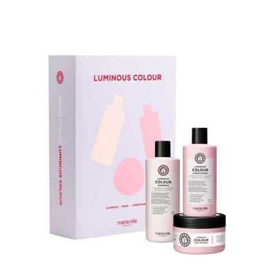 Aufhellendes Pflege-Geschenkset für coloriertes Haar Luminous Color
