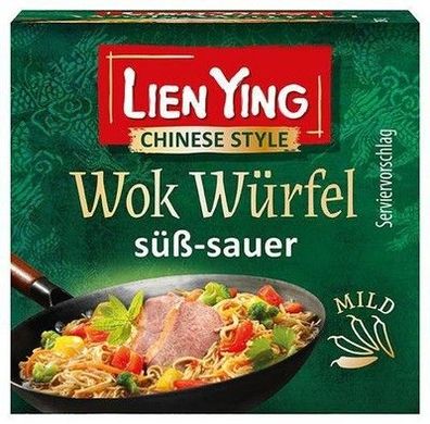 WOK Würfel süß-sauer