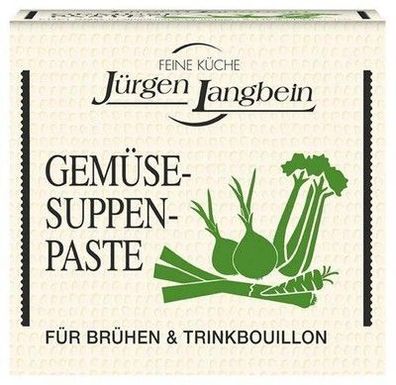 Jürgen Langbein Gemüse-Suppen-Paste 50g vegan glutenfrei lactosefrei würzig