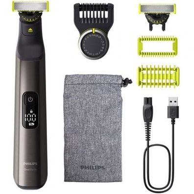 Philips Shaver OneBlade Pro QP6552 15 Face&Body Black Schwarz (QP6552/15)