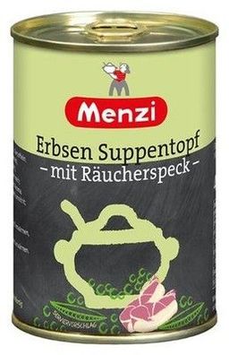Menzi Erbsen Suppentopf 400 g Dose Lactosefrei Frei von Ei