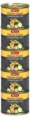 Menzi Hühner Suppe Ravensberger Art 1000 ml Dose Glutenfrei Proteinreich