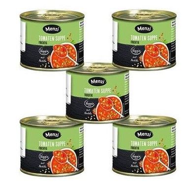 Menzi Fruchtige Tomaten Suppe 1000 ml Dose Vegetarisch Ohne künstliche Zusatzsto