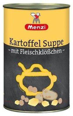 Menzi Kartoffel Suppe 4200 g Dose Glutenfrei Palmölfrei