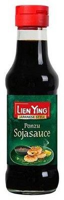 Lien Ying Ponzu Sojasauce mit Limettensaft 175 ml Flasche, vegan