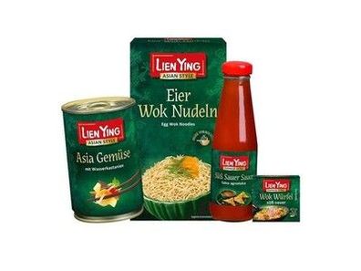 Lien Ying Wok Set - einfach asiatisch genießen - 4 teilig