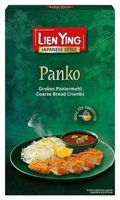 Lien Ying Panko grobes Paniermehl japanischer Art 120g vegan lactosefrei