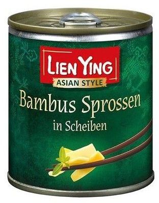 Bambus Sprossen in Scheiben