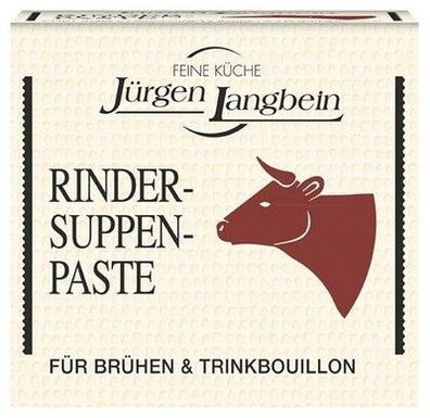 Jürgen Langbein Rinder-Suppen-Paste 50g Würzpaste mit Rindfleisch ergibt 600ml
