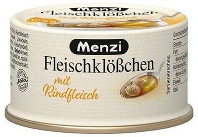 Menzi Fleischklößchen 125 g Dose Glutenfrei Lactosefrei