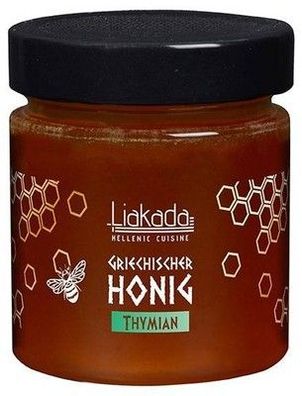 Liakada, Griechischer Honig Thymian, 250g Glas, ein Hochgenuss