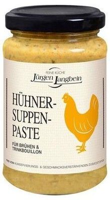 Jürgen Langbein Hühner-Suppen-Paste, 250g im Glas, gluten- und lactosefrei