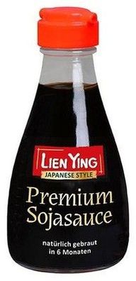 Lien Ying Premium Sojasauce vegan proteinreich 150ml Flasche natürlich gebraut