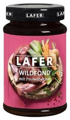 Lafer Windfond 400ml Glas mit Preiselbeeren