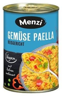 Menzi Gemüse Paella 400 g Dose vegan