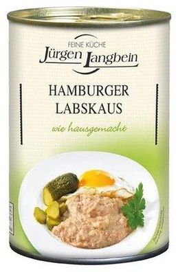 Jürgen Langbein Hamburger Labskaus - wie hausgemacht - tafelferig, 400g Dose