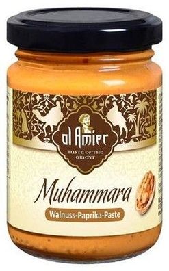 Al Amier Muhammara Walnuss-Paprika-Paste 130 g Glas Vegan Glutenfrei