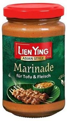 Lien Ying Marinade für Tofu & Fleisch, 200ml Glas - Auf Sojasaucen-Basis, vegan