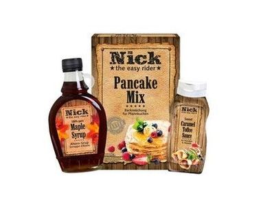 Nick Pancake Set für schnelle und superleckere Pancakes, vegetarisch