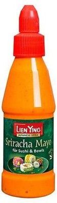 Lien Ying Sriracha Mayo 240ml Squeeze Flasche - vegetarisch und glutenfrei