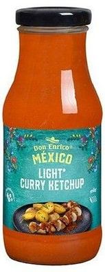 Don Enrico Light* Curry Ketchup 240ml vegetarisch zuckerreduziert tomatig