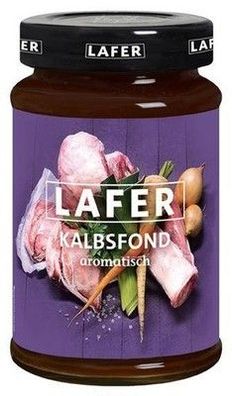 Lafer Kalbsfond 400ml Glas hochwertige Zutaten feiner Geschmack Aromenvielfalt