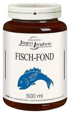 Jürgen Langbein Fisch-Fond im 500ml Glas, gluten- und laktosefrei