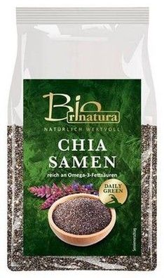 Rinatura Chiasamen Bio 250 g Packung Vegan Proteinquelle