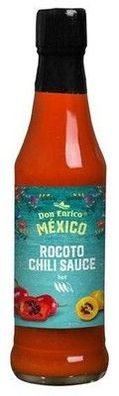 Don Enrico 95 ml Flasche Rocoto Chili Sauce hot Vegan Laktosefrei