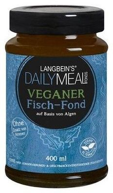 Langbein's Daily Meal Veganer Fisch-Fond 400 ml Glas Vegan Glutenfrei