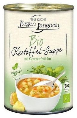Jürgen Langbein Kartoffel-Suppe Bio 400ml Dose vegetarisch glutenfrei
